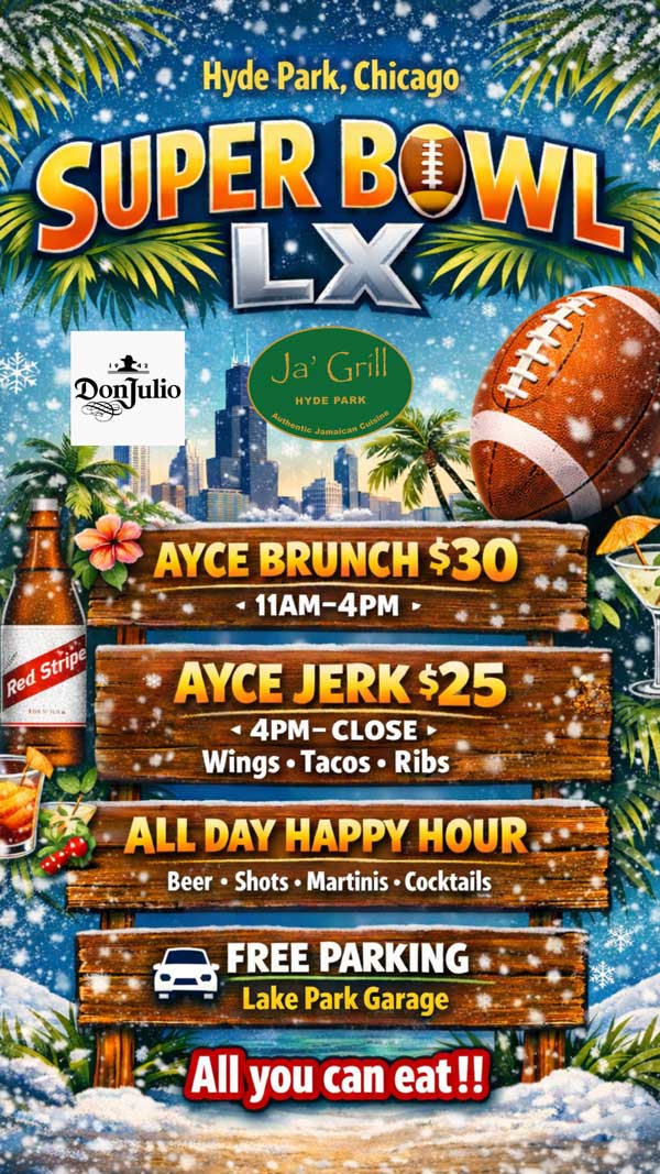 Super Bowl Watch Party at Ja' Grill