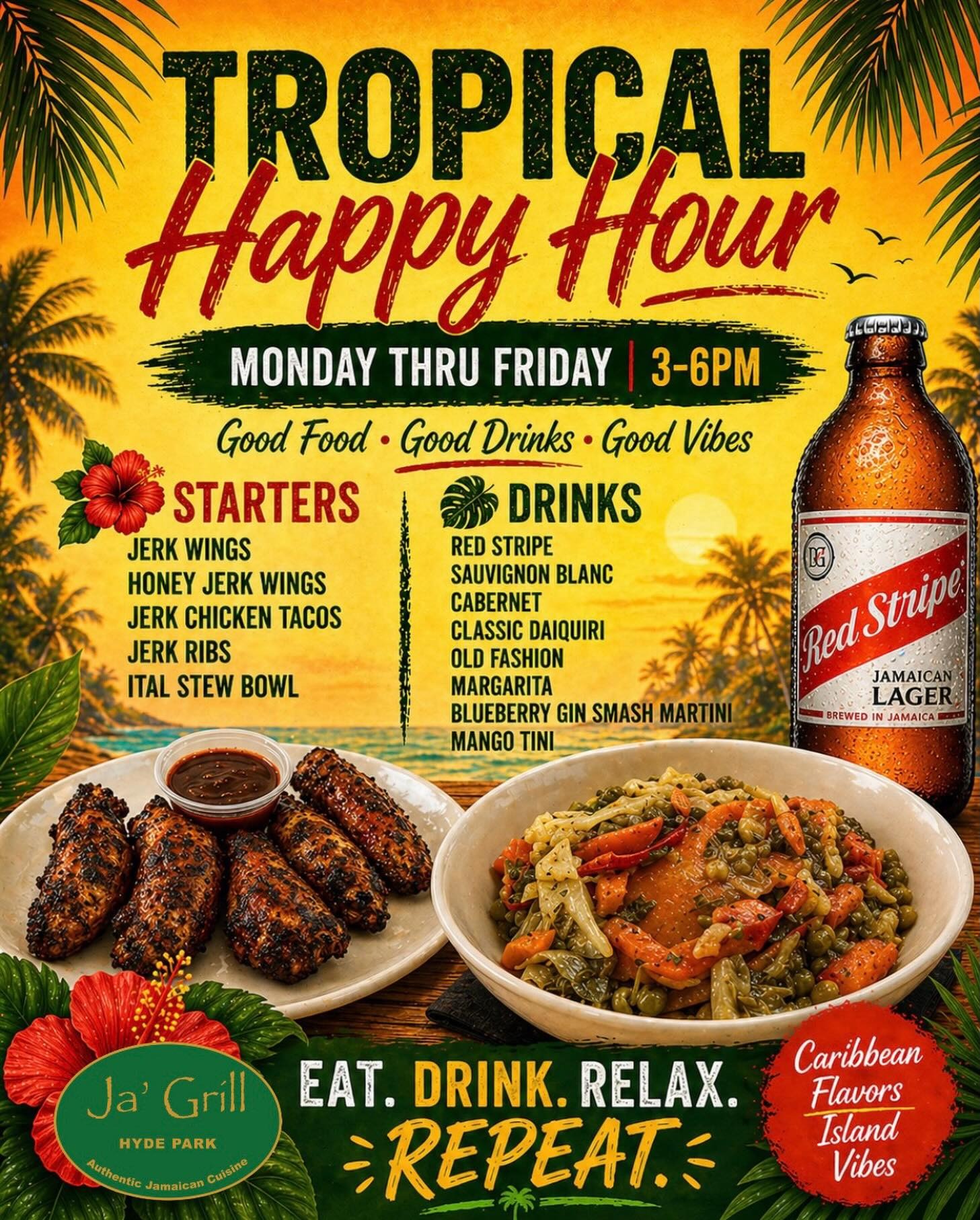 Ja Grill Happy Hour